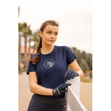 Luvas de equitação de verão Alani feminino Horze Luvas de equitação de verão Alani feminino Horze