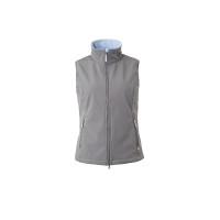 Colete sem mangas Softshell Trisha feminino Horze Cinza pérola fumê