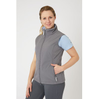 Colete sem mangas Softshell Trisha feminino Horze Cinza pérola fumê Cinzento Colete sem mangas Softshell Trisha feminino Horze Cinza pérola fumê Cinzento