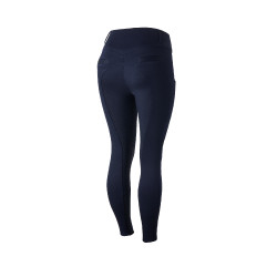 Calça Térmica com Assento Total Mira Feminina Horze Marinho escuro Azul