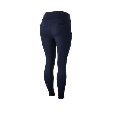 Calça Térmica com Assento Total Mira Feminina Horze Marinho escuro Azul