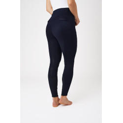 Calça Térmica com Assento Total Mira Feminina Horze Marinho escuro Azul