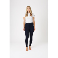 Calça Térmica com Assento Total Mira Feminina Horze Marinho escuro Azul