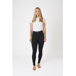 Calça Térmica com Assento Total Mira Feminina Horze Preto Calça Térmica com Assento Total Mira Feminina Horze Preto