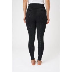 Calça Térmica com Assento Total Mira Feminina Horze Preto Calça Térmica com Assento Total Mira Feminina Horze Preto