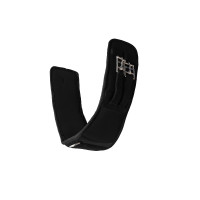 Cilha de adestramento em neoprene Varna com elástico Horze Preto Cilha de adestramento em neoprene Varna com elástico Horze Preto