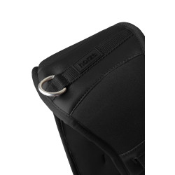 Cilha de adestramento em neoprene Varna com elástico Horze Preto