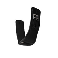 Cilheira de neoprene para dressage Varna sem elástico Horze Preto