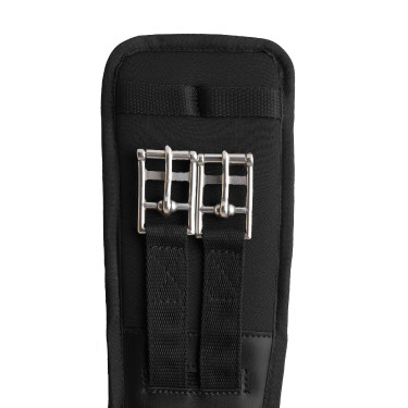 Cilheira de neoprene para dressage Varna sem elástico Horze Preto