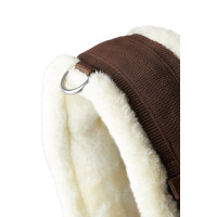 Sangle Kyiv en néoprène avec fausse fourrure non amovible Horze Marron demitasse