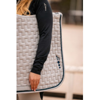 Almofada de sela de adestramento Wicklow Horze Névoa cinza do porto Cinzento Almofada de sela de adestramento Wicklow Horze Névoa cinza do porto Cinzento