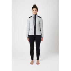 Casaco de equitação feminino Cameron Horze Névoa cinza do porto Cinzento