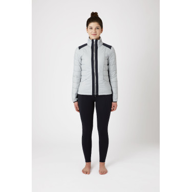 Casaco de equitação feminino Cameron Horze Névoa cinza do porto Cinzento