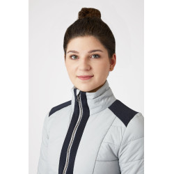 Casaco de equitação feminino Cameron Horze Névoa cinza do porto Cinzento