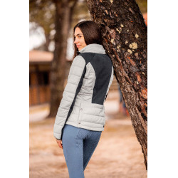 Casaco de equitação feminino Cameron Horze Névoa cinza do porto Cinzento