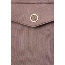 Camisa-jaqueta Alyssa feminina Horze Marrom cinza ferro Castanho