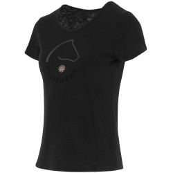 Camiseta Equithème Claire Preto Camiseta Equithème Claire Preto