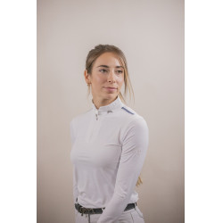 Polo de competição Pénélope Séville Mesh mangas compridas