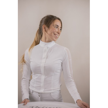 Polo de competição Pénélope Las Honey de mangas compridas Polo de competição Pénélope Las Honey de mangas compridas