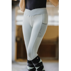 Pull-on Equithème Flora com fundo de silicone Verde sálvia