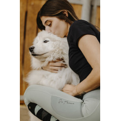 Pull-on Equithème Flora com fundo de silicone Verde sálvia