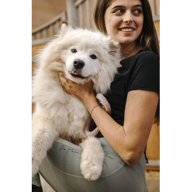 Pull-on Equithème Flora com fundo de silicone Verde sálvia