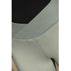 Pull-on Equithème Flora com fundo de silicone Verde sálvia