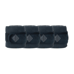 Bandagens de polo Polar Fleece Basic Velvet Kentucky Preto Bandagens de polo Polar Fleece Basic Velvet Kentucky Preto