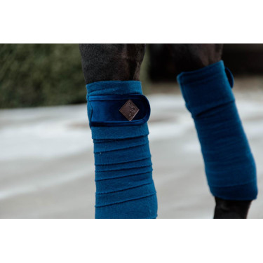 Bandagens de polo Polar Fleece Basic Velvet Kentucky Azul-marinho Bandagens de polo Polar Fleece Basic Velvet Kentucky Azul-marinho