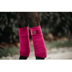 Bandagens de polo Polar Fleece Velvet Kentucky Fúcsia Rosa