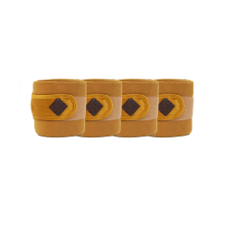 Bandagens de polo Polar Fleece Velvet Kentucky Mostarda Amarelo