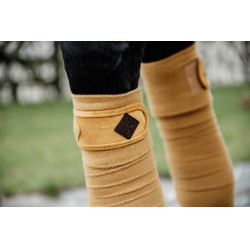 Bandagens de polo Polar Fleece Velvet Kentucky Mostarda Amarelo