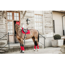 Bandagens de polo Polar Fleece Velvet Kentucky Vermelho Bandagens de polo Polar Fleece Velvet Kentucky Vermelho