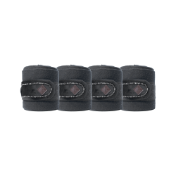 Bandagens de polo Polar Fleece Velvet Pearls Kentucky Preto