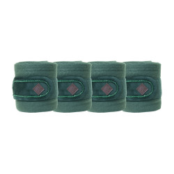 Bandagens de polo Polar Fleece Velvet Pearls Kentucky Verde pinho