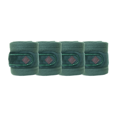Bandagens de polo Polar Fleece Velvet Pearls Kentucky Verde pinho