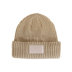 Gorro com Logotipo de Borracha Kentucky Bege Gorro com Logotipo de Borracha Kentucky Bege