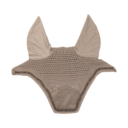 Touca Wellington Veludo Pérolas Kentucky Bege