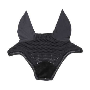 Touca Wellington Veludo Pérolas Kentucky Preto