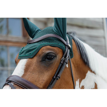 Touca Wellington Veludo Pérolas Kentucky Verde pinho Touca Wellington Veludo Pérolas Kentucky Verde pinho