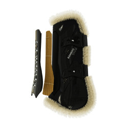 Guêtres Bamboo Elástico carneiro vegano Kentucky Preto