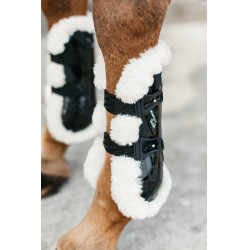 Guêtres Bamboo Elástico carneiro vegano Kentucky Preto