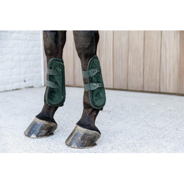 Guétes Bamboo Elástico Veludo Kentucky Verde escuro Guétes Bamboo Elástico Veludo Kentucky Verde escuro