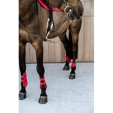Guétes Bamboo Elástico Veludo Kentucky Vermelho Guétes Bamboo Elástico Veludo Kentucky Vermelho