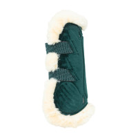 Guêtres Bamboo Elástico Veludo carneiro vegano Kentucky Verde escuro