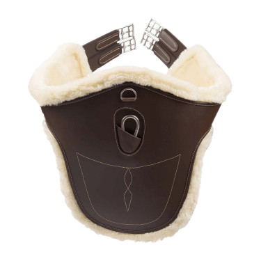 Cinta peitoral com lã Kentucky Castanho