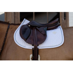 Almofada de sela Glitter Rope jumping Kentucky Branco