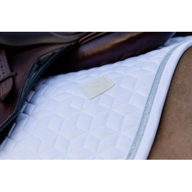 Almofada de sela Glitter Rope jumping Kentucky Branco