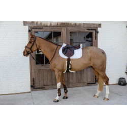 Almofada de sela Glitter Rope jumping Kentucky Branco