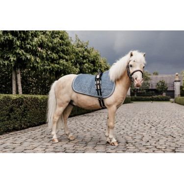 Almofada de sela Velvet jumping Kentucky Azul claro Almofada de sela Velvet jumping Kentucky Azul claro